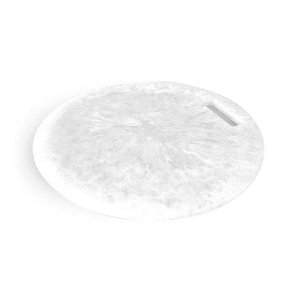 ROUND CHOPPING BOARD WHITE 15x15 CM -15x15 CM لوح تقطيع دائري أبيض