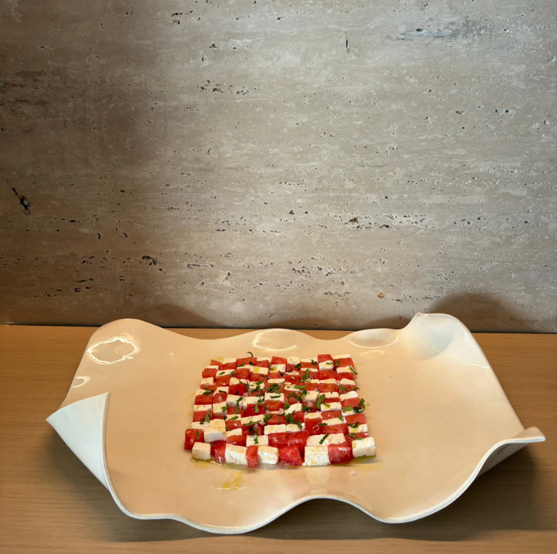 Tidal Tray - White - طبق تقديم مسطح  , أبيض