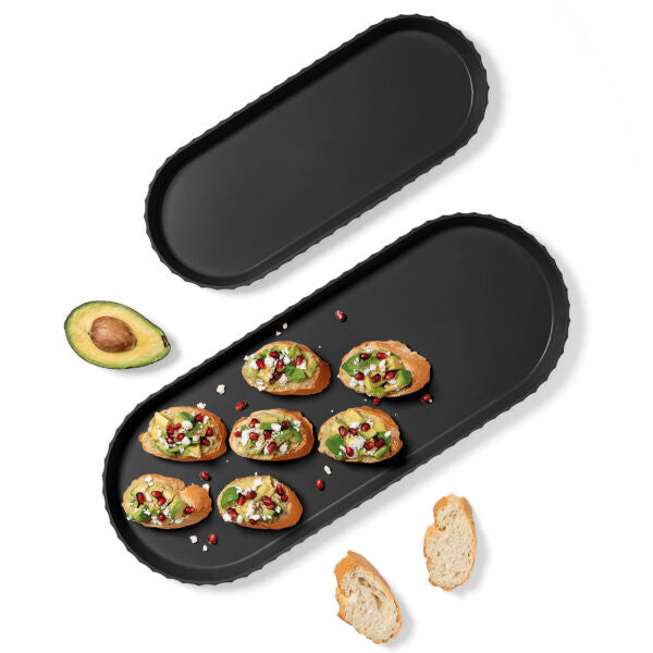 MINERVA Tray Large, Carbon Black Color - صينية MINERVA كبيرة , لون أسود