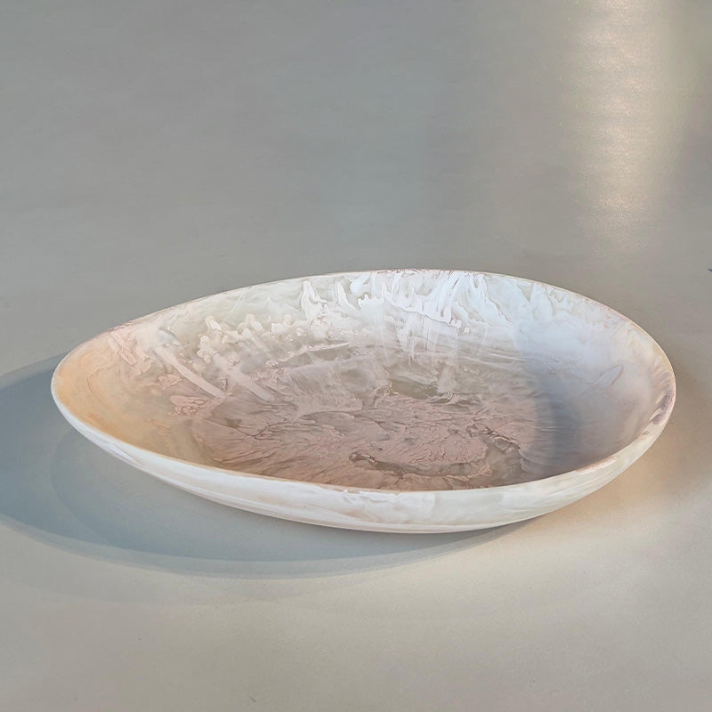 Large Egg Bowl 44x35x7cm, Blush Color - طبق بيض حجم كبير , لون بيج