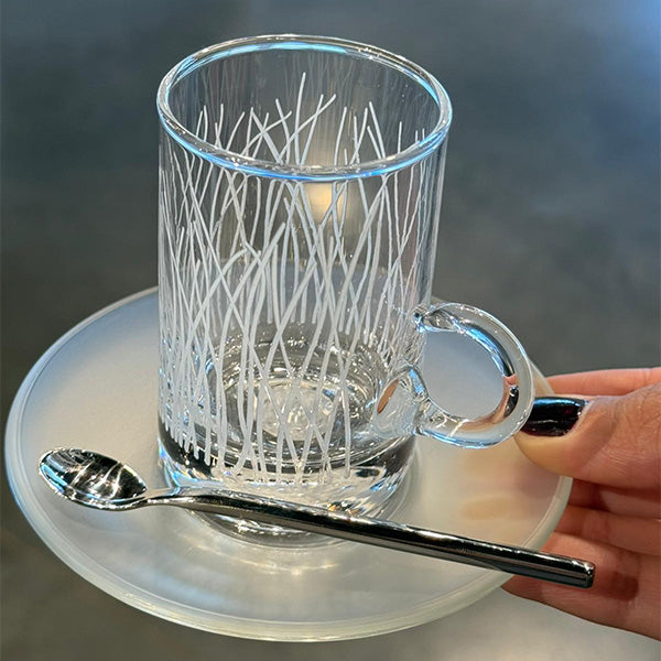 10 pcs Spoon Round Handle - طقم 10 ملاعق بمقبض دائري lines