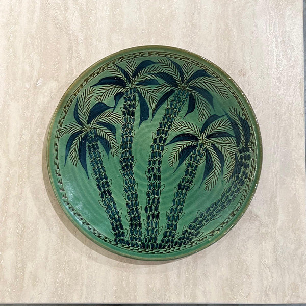 Turquoise plate -   طبق - لون فيروزي