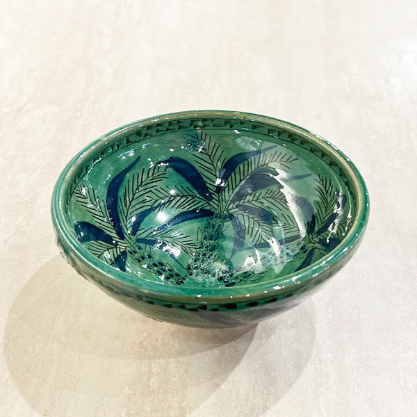 Turquoise bowl  -  وعاء - لون فيروزي