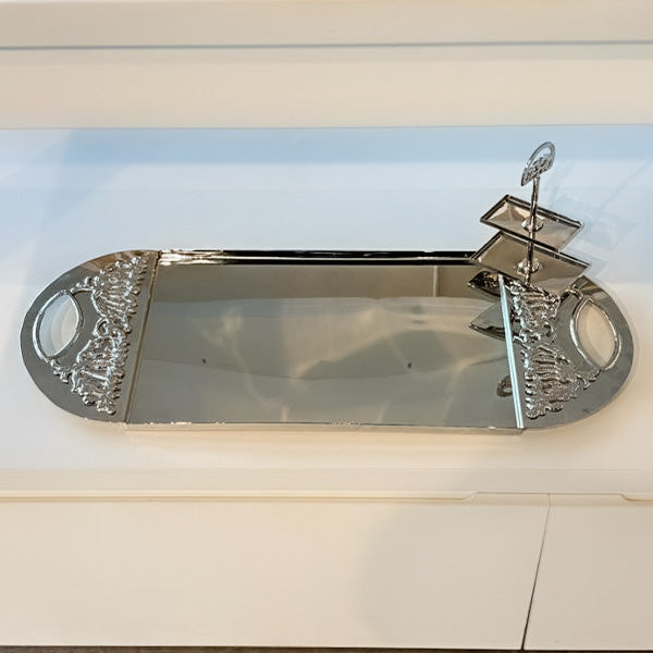 Silver Tray Plated Copper - صينية تقديم