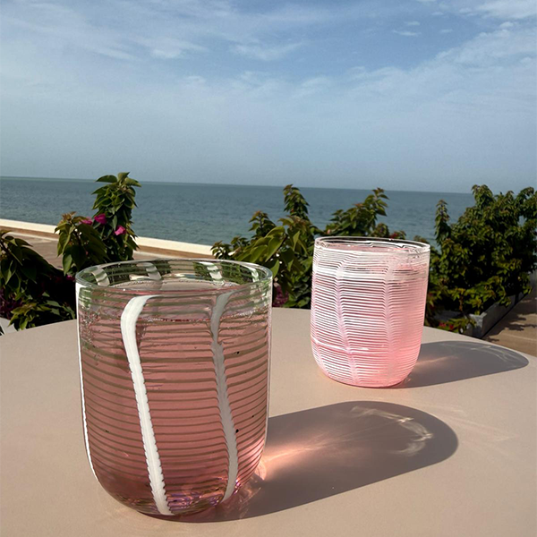Drinking Glass Set , Green - طقم اكواب , أخضر