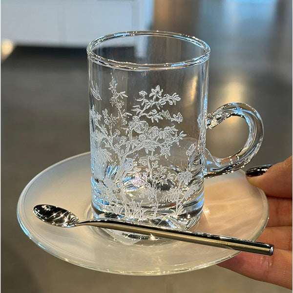 10 pcs Spoon Round Handle - طقم 10 ملاعق بمقبض دائري white forest