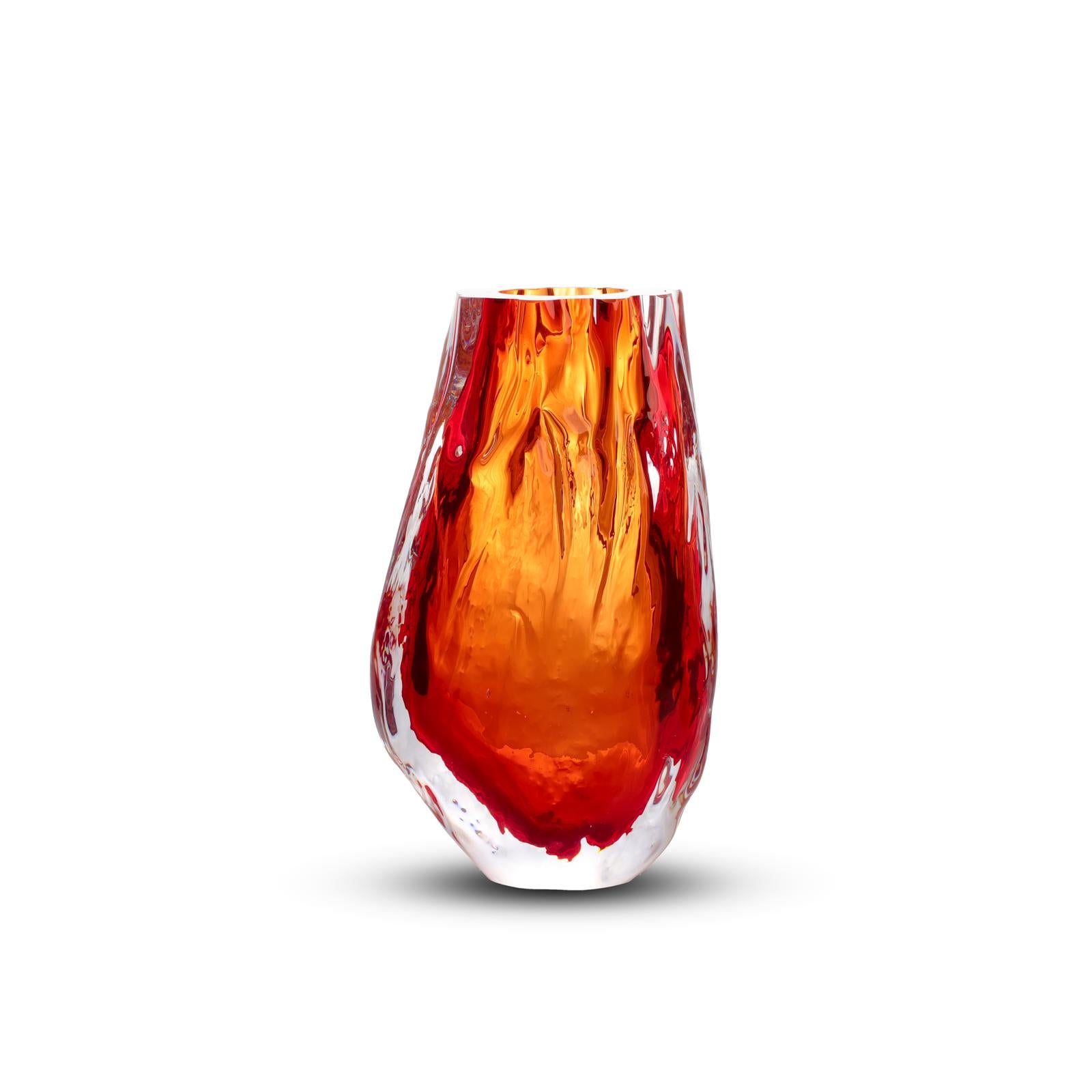 Large Orange vase - فازا برتقاليه كبيرة