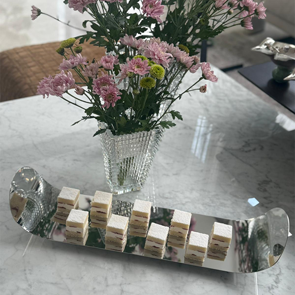 Centerpiece Stainless Steel 48x15 CM