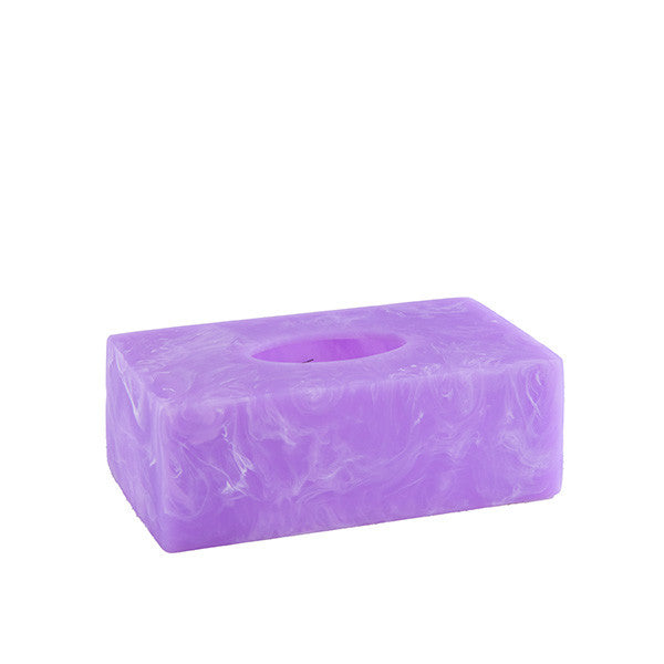 Large Rectangular Tissue Box 40x12x10cm, Lilac Color - علبة مناديل ورقية مستطيلة 40x12x10سم, لون بنفسجي فاتح