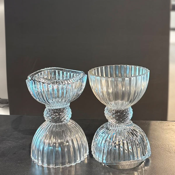 Small double bowl set of 2 - طقم وعاء صغير مزدوج  2 قطعة