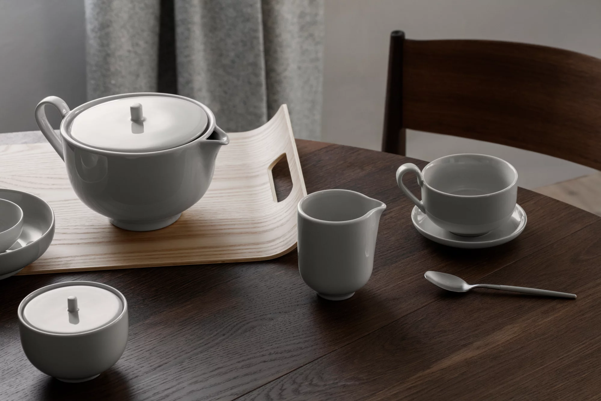 Set of 2 Thermo Mug 250ml, Sharkskin Color - مجموعة 2 أكواب حرارية 250مل, لون رمادي