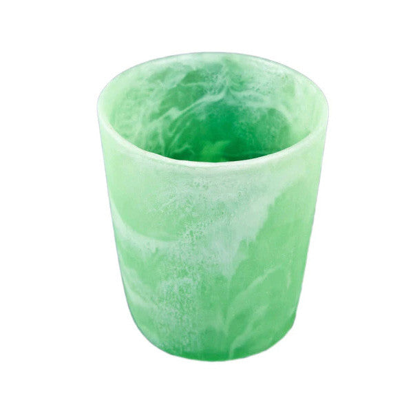 Resin Cup 8.8x6.3x10cm, Mint Color - كوب ريزن 8.8x6.3x10سم, لون أخضر