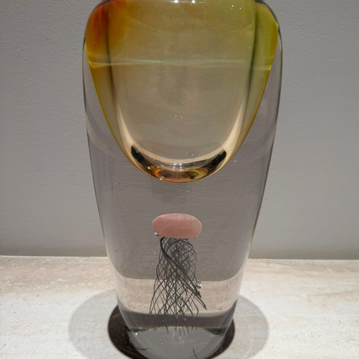 Jellyfish Vase - فازة قنديل البحر الكريستاليه
