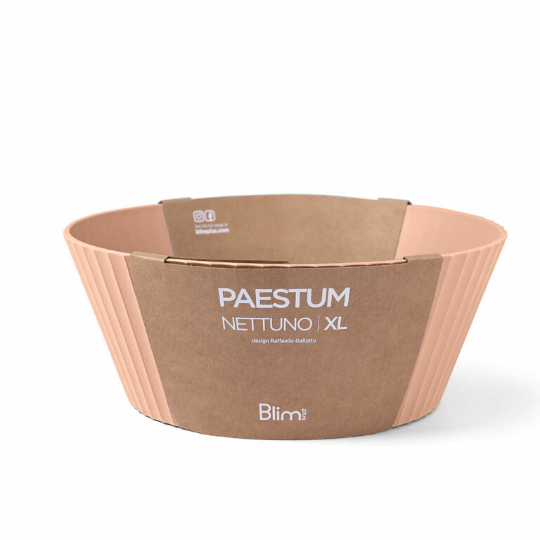 X Large NETTUNO Bowl , Pink Sand Color - وعاء NETTUNO كبير جدا, لون وردي