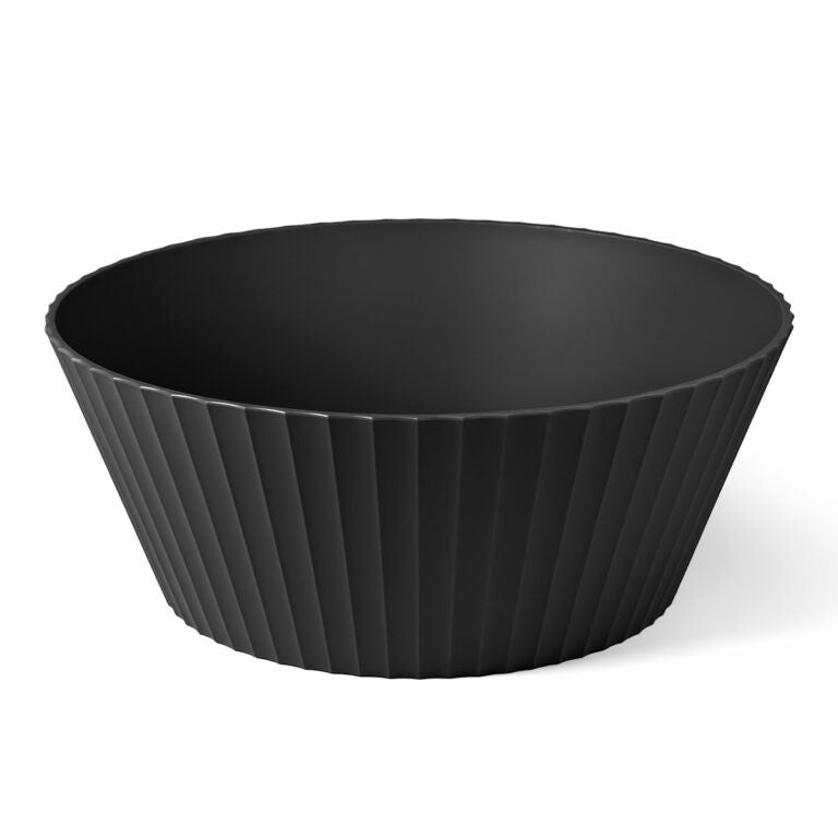 X Large NETTUNO Bowl , Carbon Black Color - وعاء NETTUNO كبير جدا, لون أسود