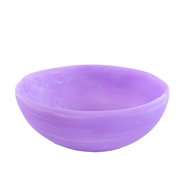 Wave Bowl Medium 29.5x11cm, Lilac Color - وعاء مموج 29.5x11سم, لون بنفسجي فاتح