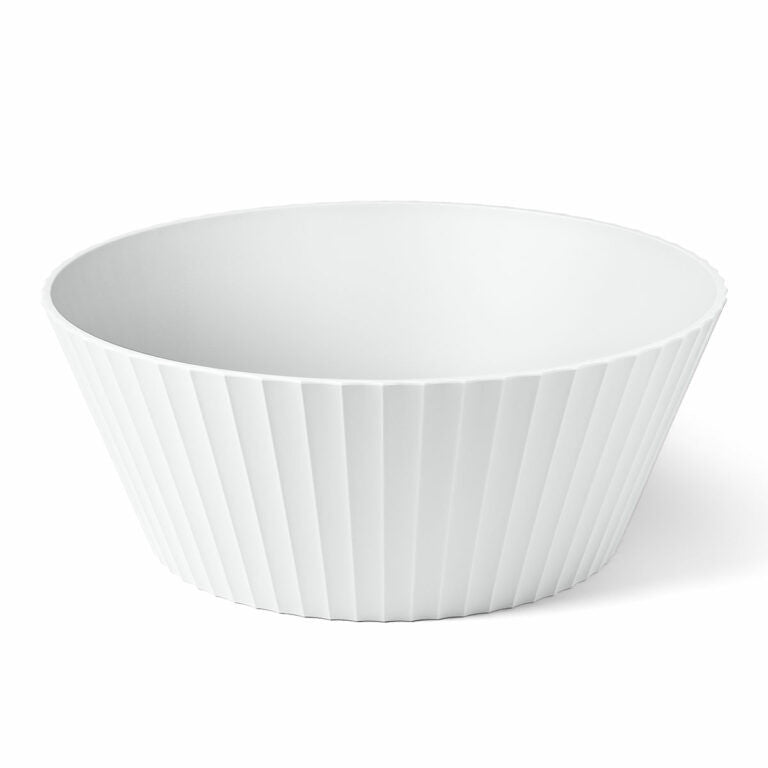 X Large NETTUNO Bowl , White Color - وعاء NETTUNO كبير جدا, لون أبيض