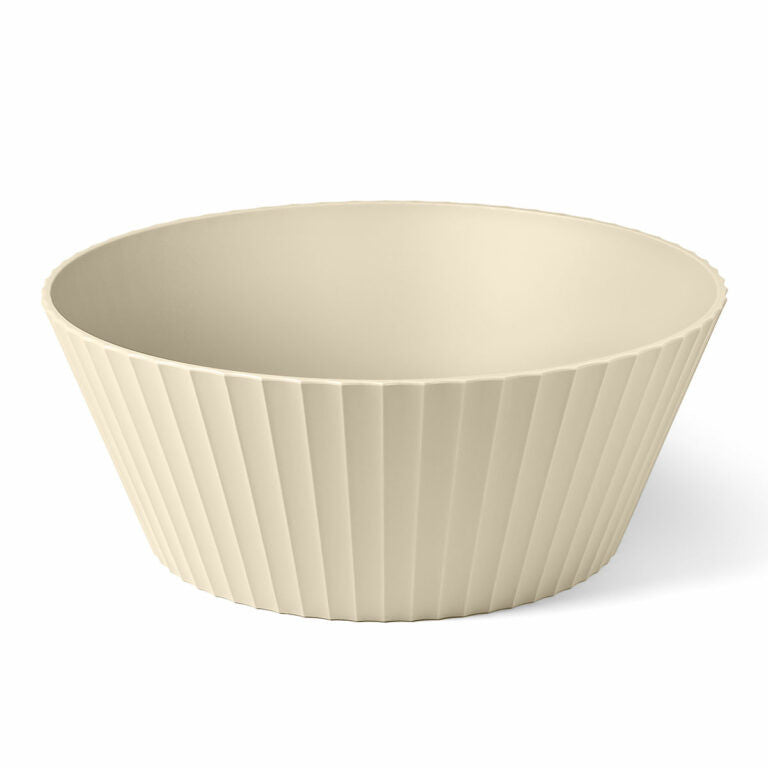 X Large NETTUNO Bowl , Brown Sugar Color - وعاء NETTUNO كبير جدا, لون بيج فاتح