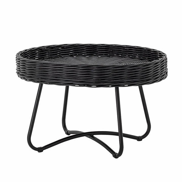 Hattie Coffee Table 60x40cm, Black Color - طاولة مستديرة 60x40cmسم