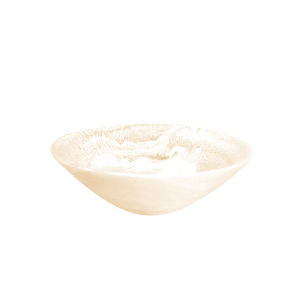 Small Swirl Everyday Bowl 19x7cm, OFF White Color - وعاء ريزن صغير 19x7سم, لون اوف وايت