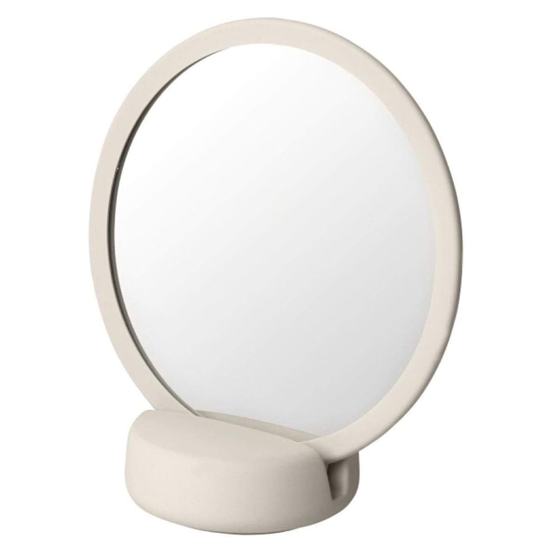 SONO Mirror with Stand 17cm, Moonbeam Color - مرآة SONO مع ستاند 17سم, لون ابيض دافئ